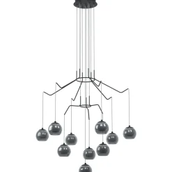 LED-riippuvalaisin 10-os Eglo Rovigana musta