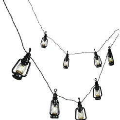 LED-tallilyhty 10 Antiikin musta 15 cm