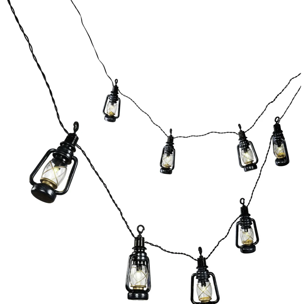 LED-tallilyhty 10 Antiikin musta 15 cm