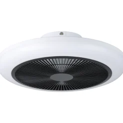 LED-tuuletinvalaisin Eglo Sayulita, valkoinen/harmaa