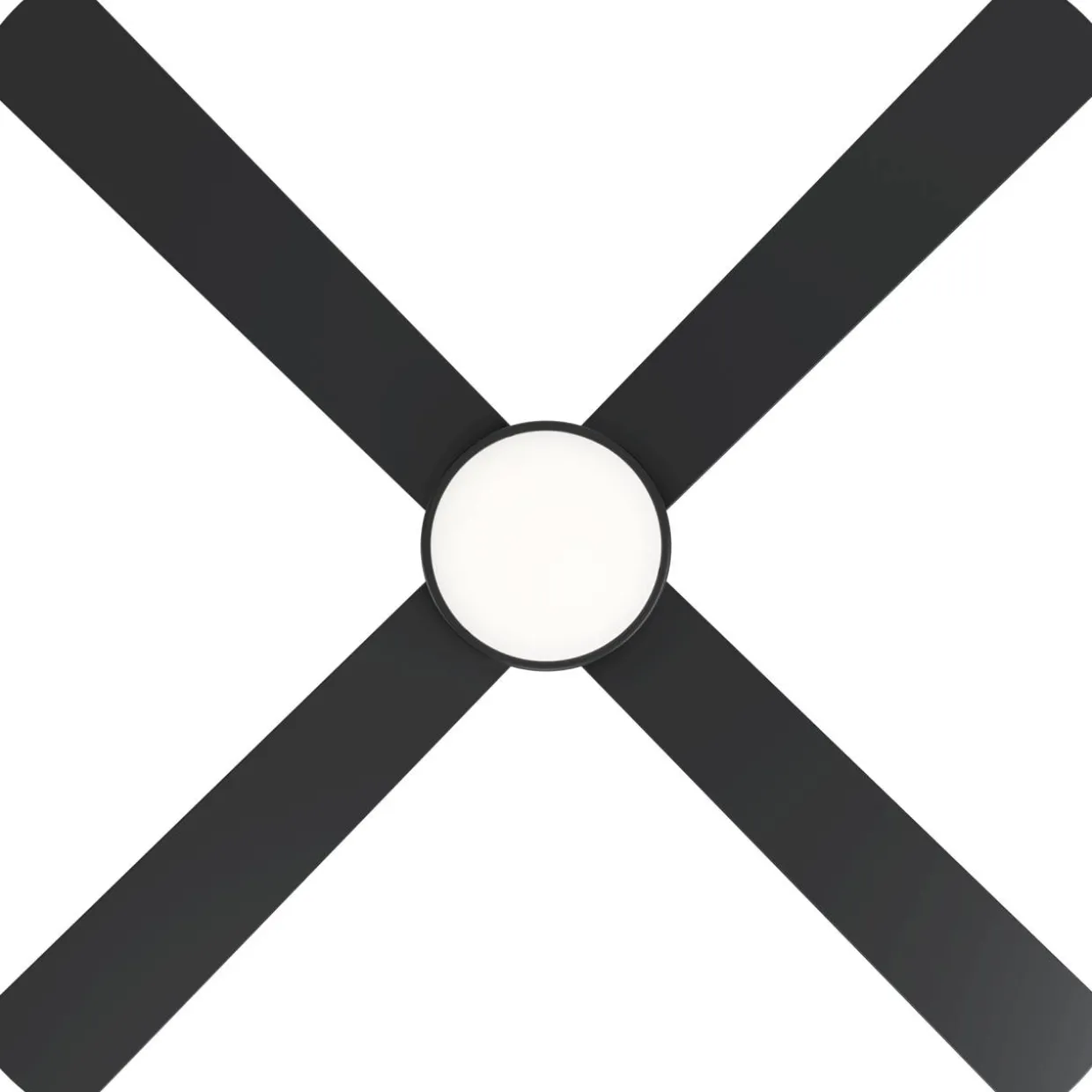 LED-tuuletinvalaisin Eglo Trinidad, mattamusta