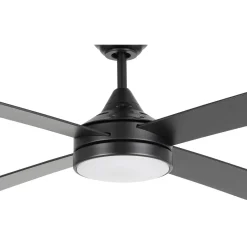 LED-tuuletinvalaisin Eglo Trinidad, mattamusta