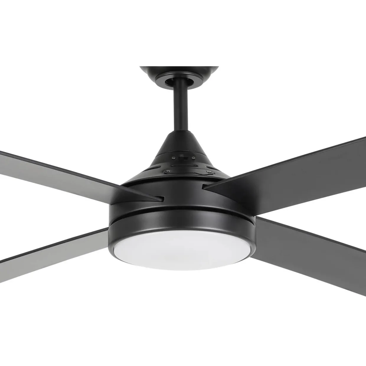 LED-tuuletinvalaisin Eglo Trinidad, mattamusta