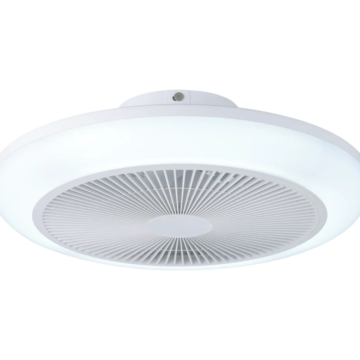 LED-tuuletinvalaisin Eglo Sayulita, valkoinen