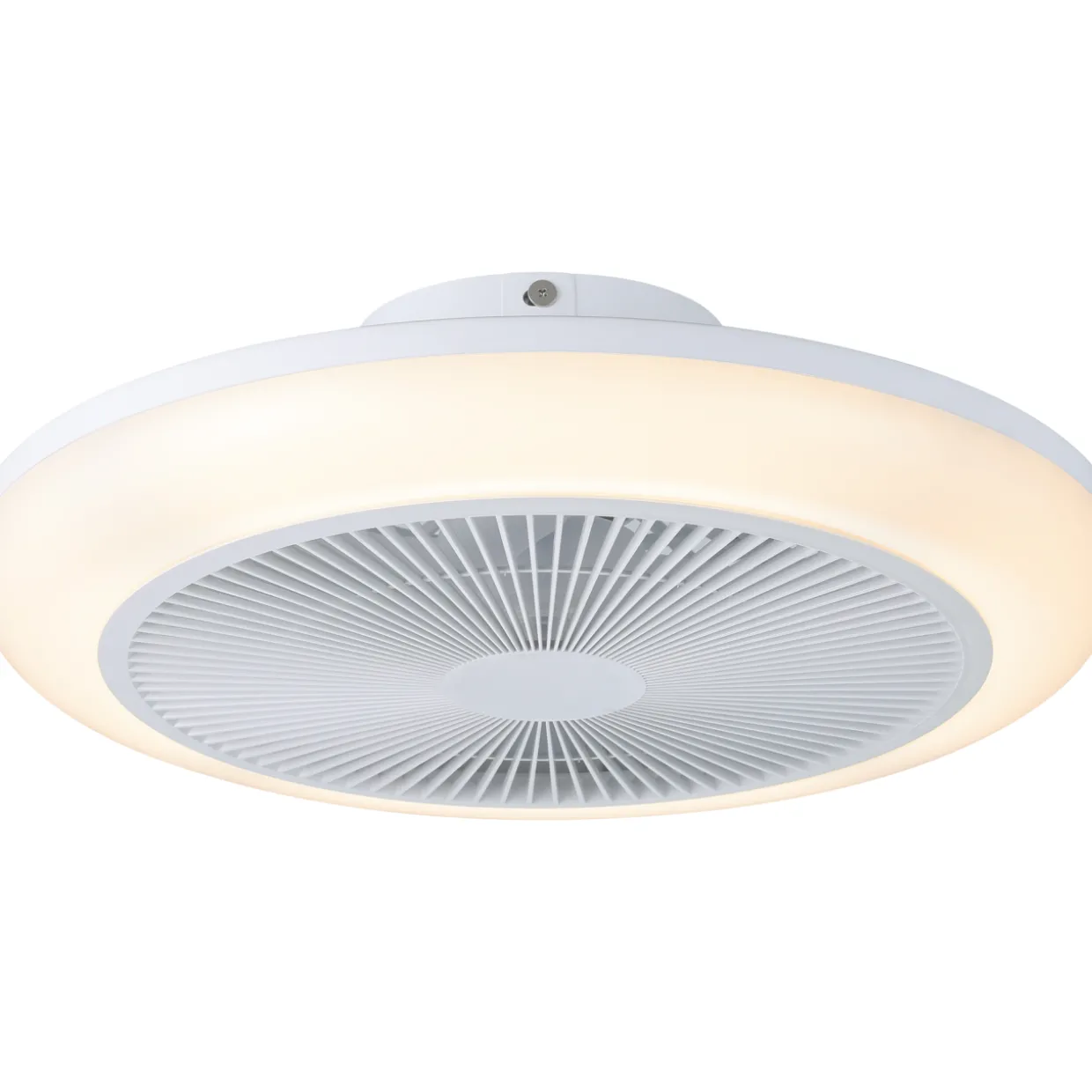 LED-tuuletinvalaisin Eglo Sayulita, valkoinen