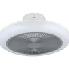 LED-tuuletinvalaisin Eglo Kostrena valkoinen/harmaa 3 x 8,5 W, IP20