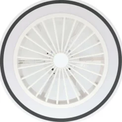 LED-tuuletinvalaisin Eglo Almeria valkoinen/musta 3 x 8,5 W, IP20
