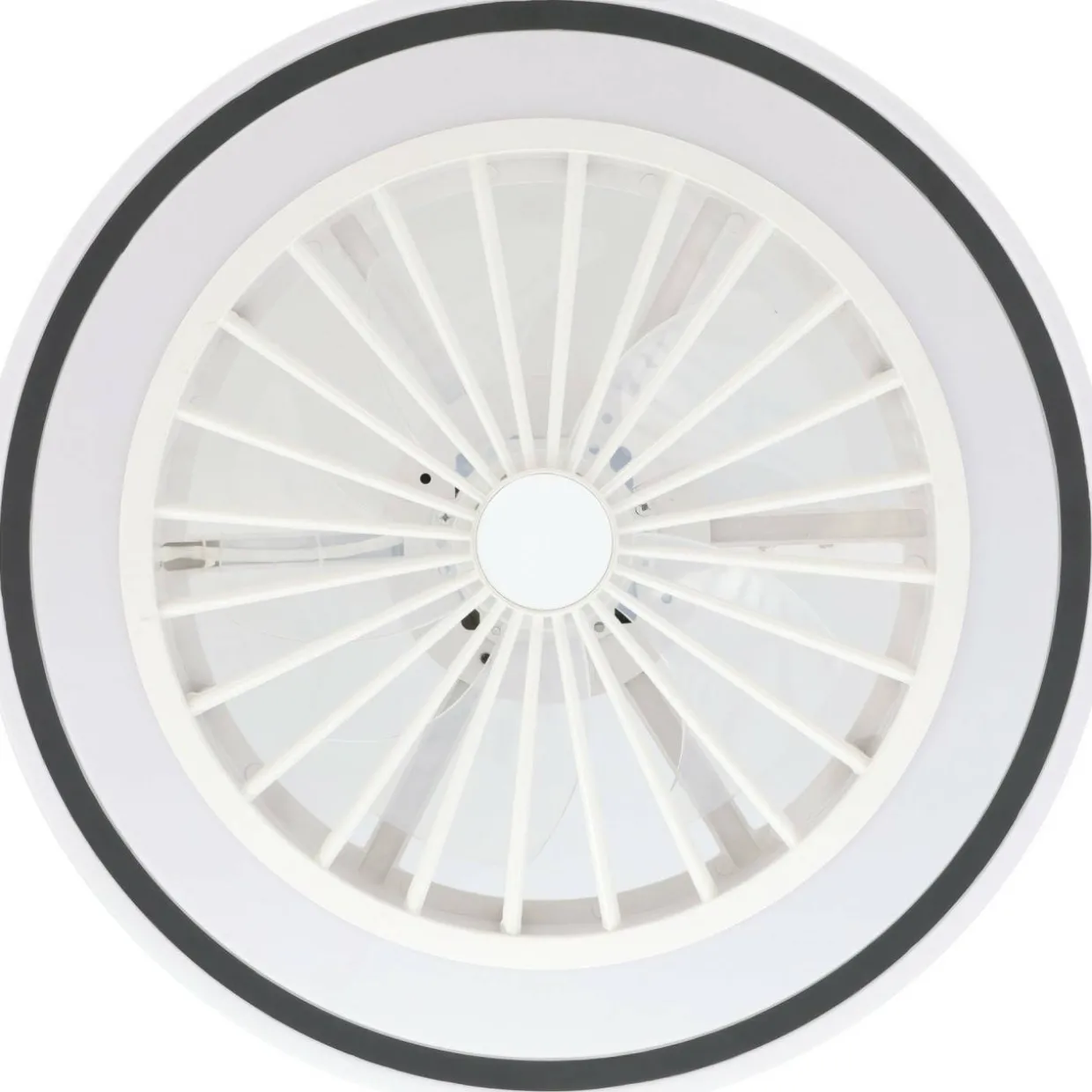 LED-tuuletinvalaisin Eglo Almeria valkoinen/musta 3 x 8,5 W, IP20