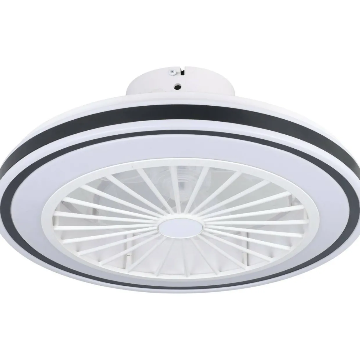 LED-tuuletinvalaisin Eglo Almeria valkoinen/musta 3 x 8,5 W, IP20