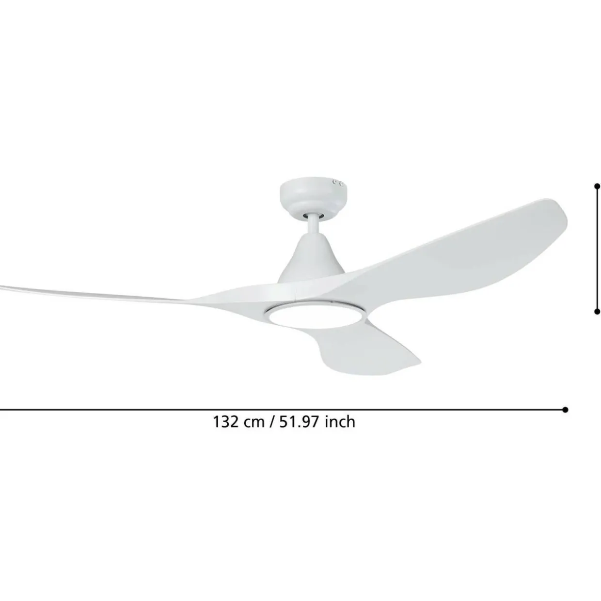 LED-tuuletinvalaisin Eglo Portsea 19 W, IP20