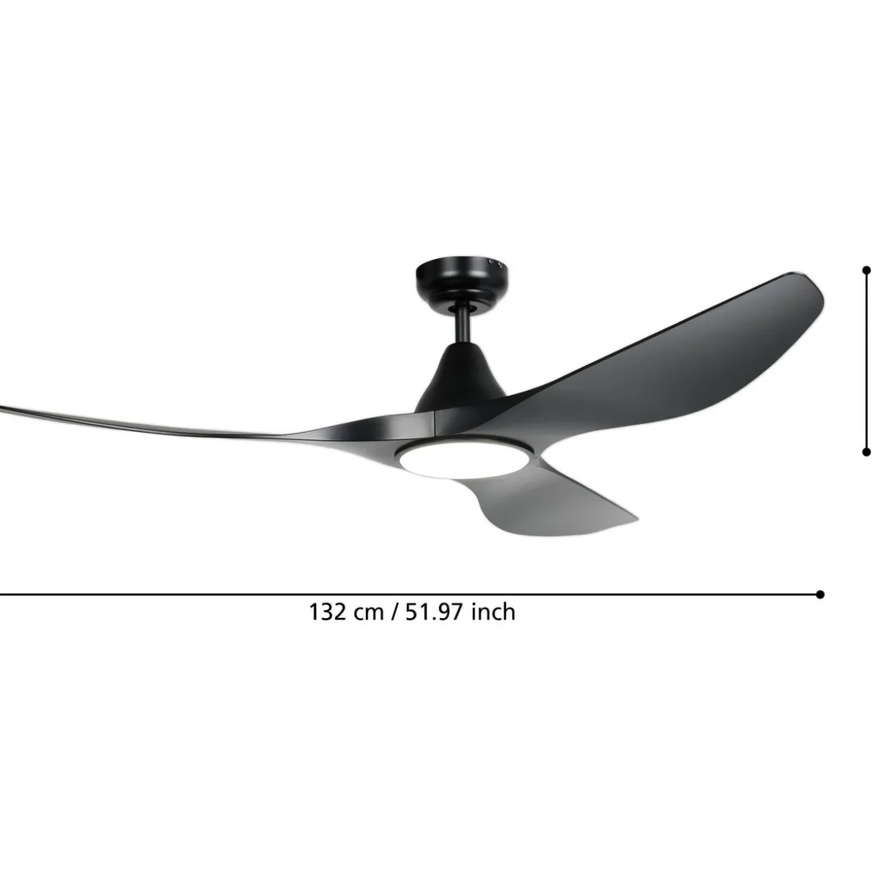 LED-tuuletinvalaisin Eglo Portsea 19 W, IP20