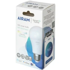 LED-vakiolamppu Airam SmartHome 9 W opaali E27, 806 lm, 2700-6500 K