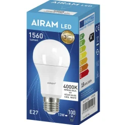 LED-vakiolamppu 13,5W E27 4000K 1560lm