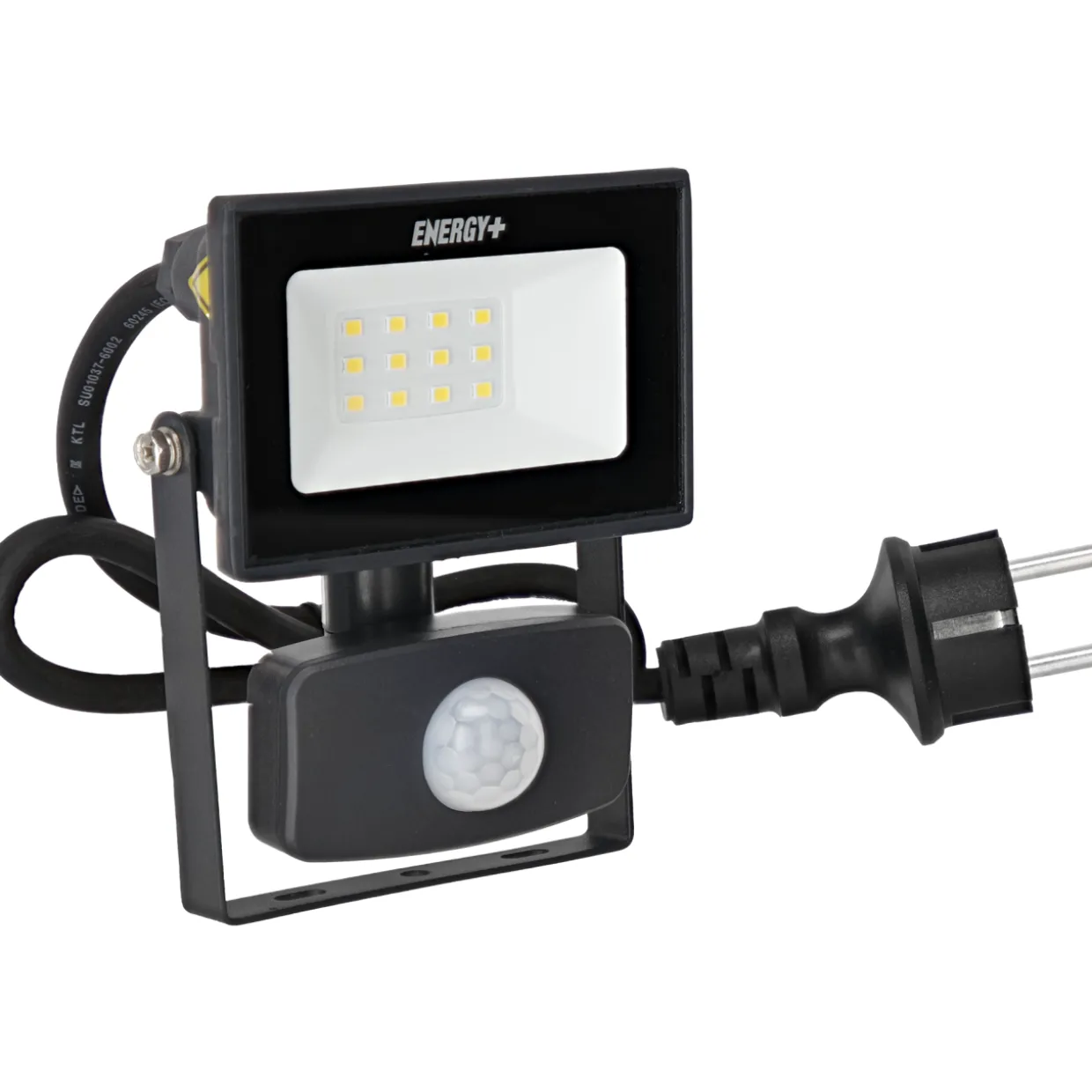 LED-valonheitin Energy+ PIR 10W/850lm IP44 harmaa