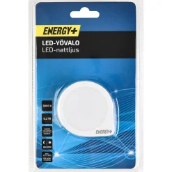 LED-yövalo Energy+ hämäräkytkimellä