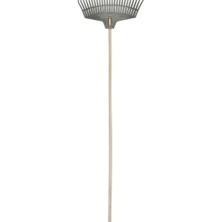Lehtiharava, leveys 46 cm, puuvarsi