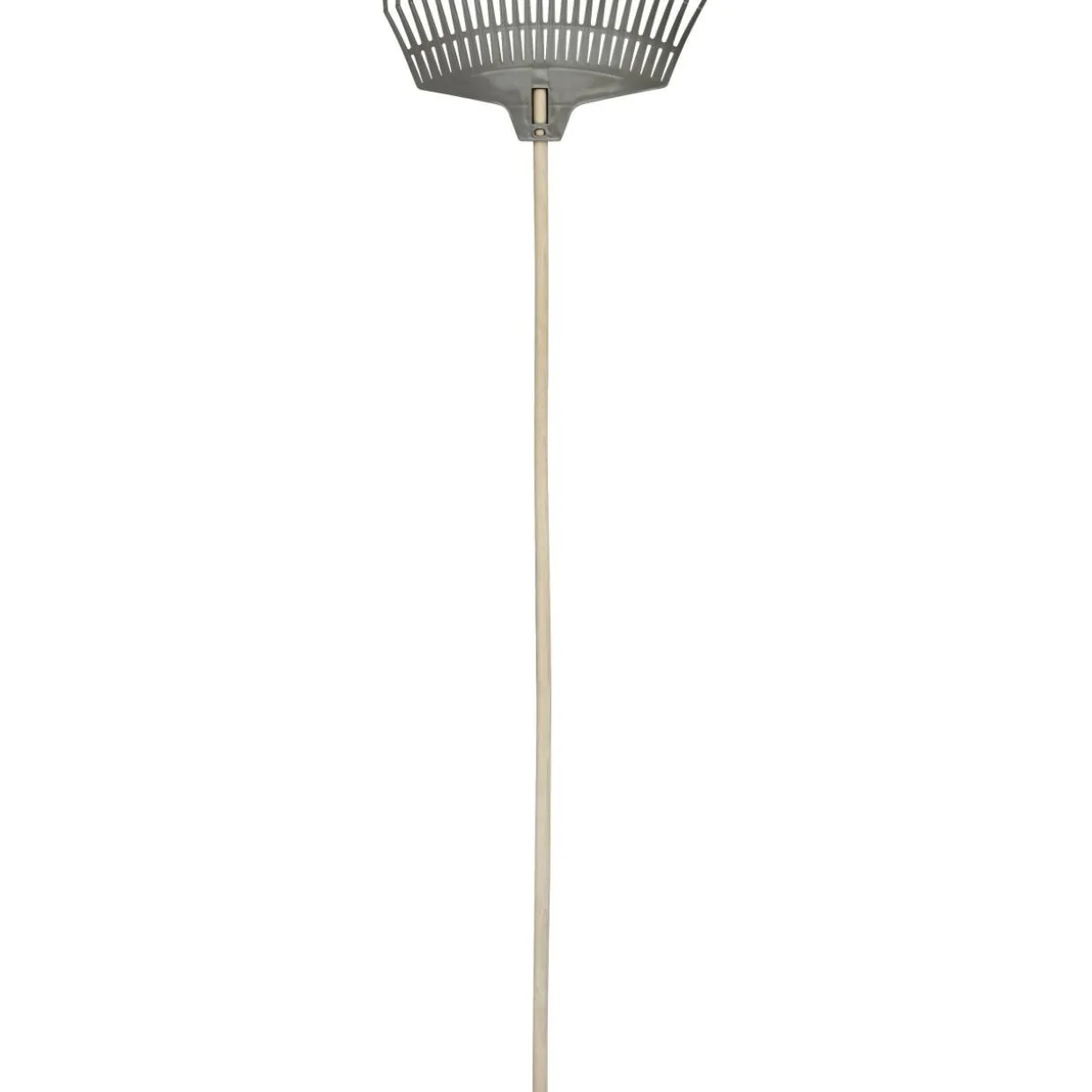 Lehtiharava, leveys 46 cm, puuvarsi