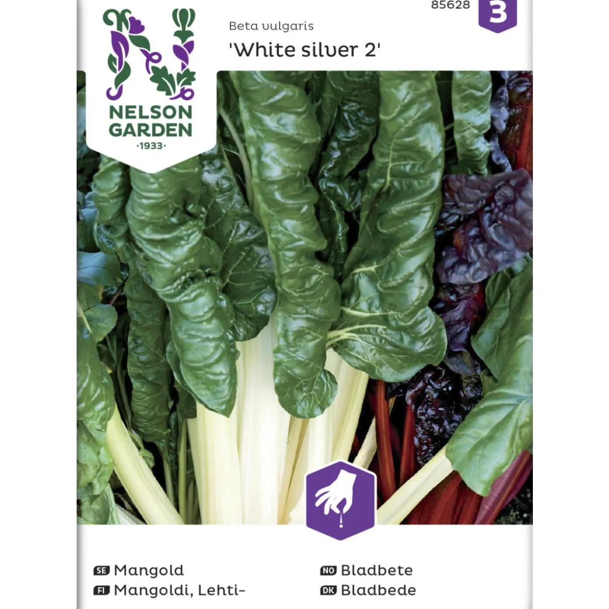 Lehtimangoldi siemen Nelson Garden Basic White silver 2