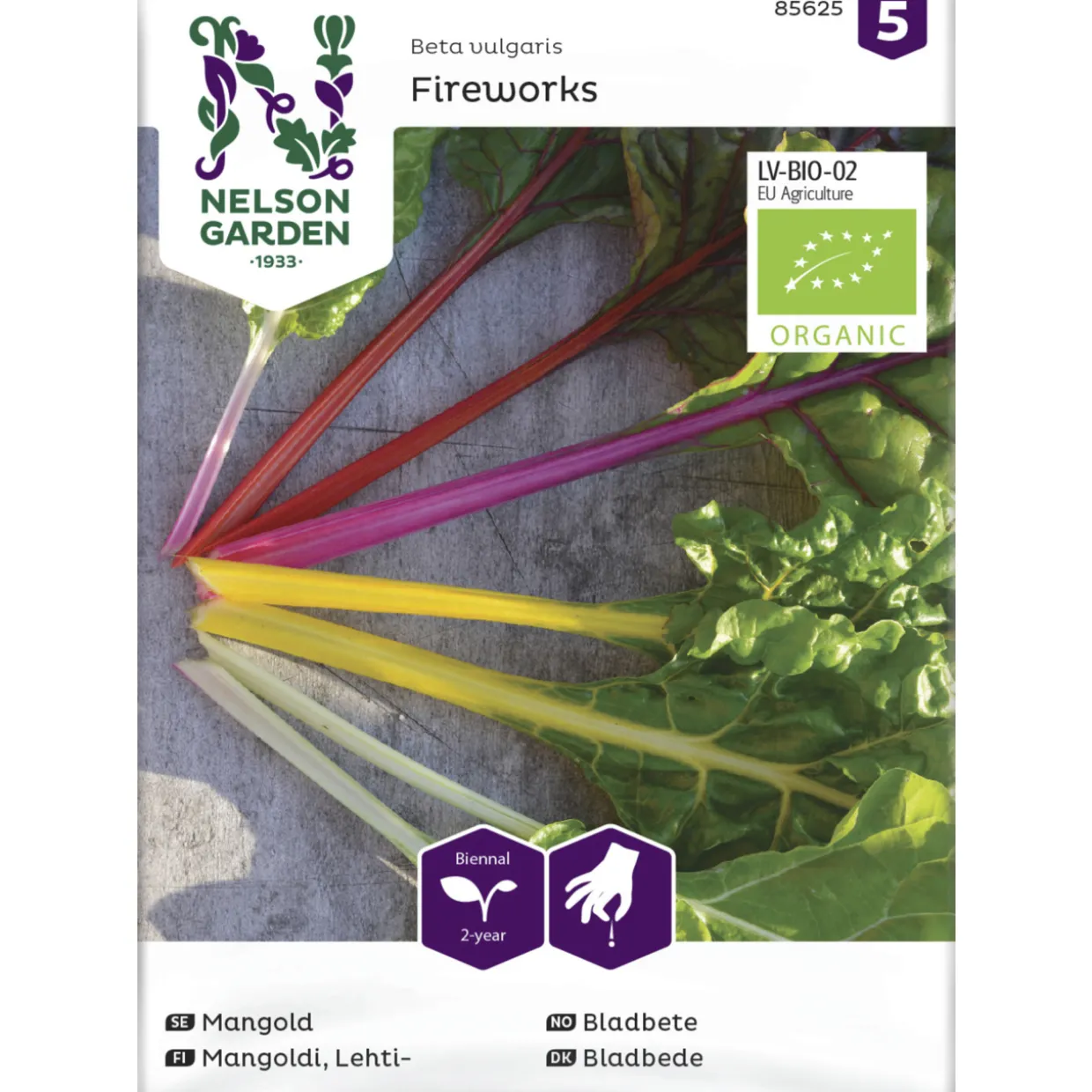 Lehtimangoldi siemen Nelson Garden Basic Fireworks Organic