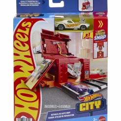 Leikkisetti Hot Wheels Fold & Go, Repair & Go Auto Shop