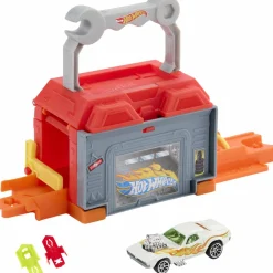 Leikkisetti Hot Wheels Fold & Go, Repair & Go Auto Shop