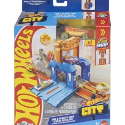 Leikkisetti Hot Wheels Fold & Go, Dine & Go Drive-Thru
