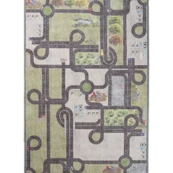 Liikennematto Minun Matot 120 x 170 cm