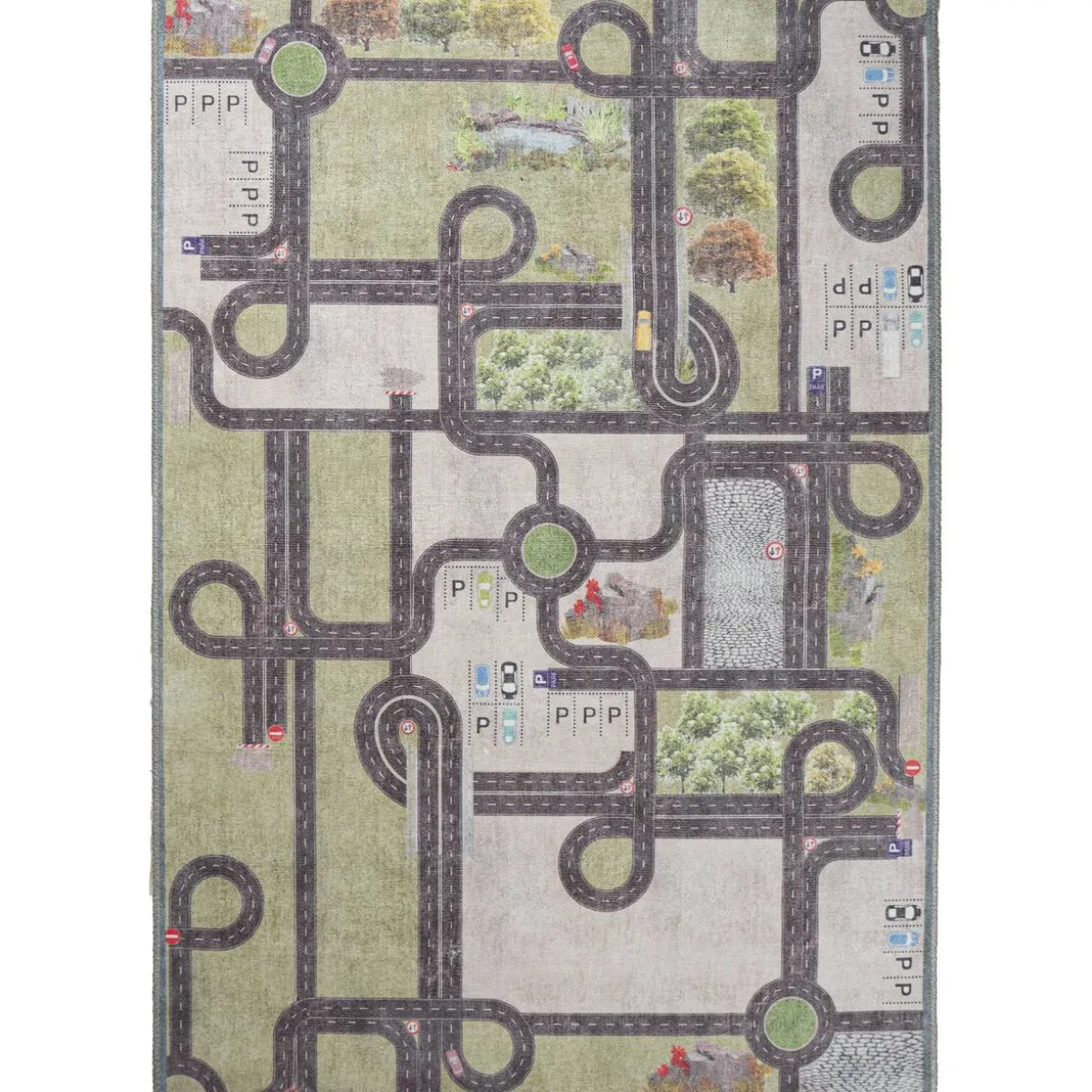 Liikennematto Minun Matot 120 x 170 cm