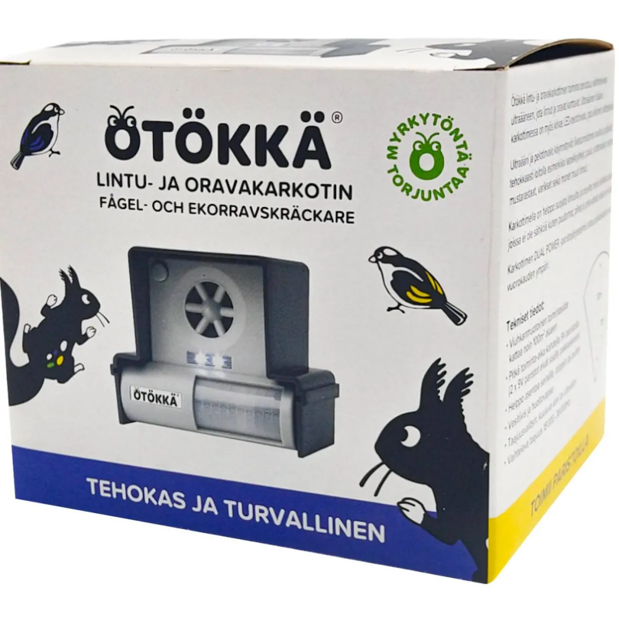 Lintu- ja oravakarkotin Ötökkä paristokäyttöinen
