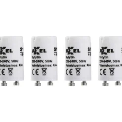 Loisteputken sytytin Axxel 4-80 W, 4 kpl
