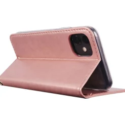 Lompakkolaukku Mobia iPhone 15 ruusukulta