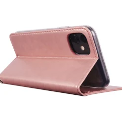 Lompakkolaukku Mobia iPhone 11 ruusukulta