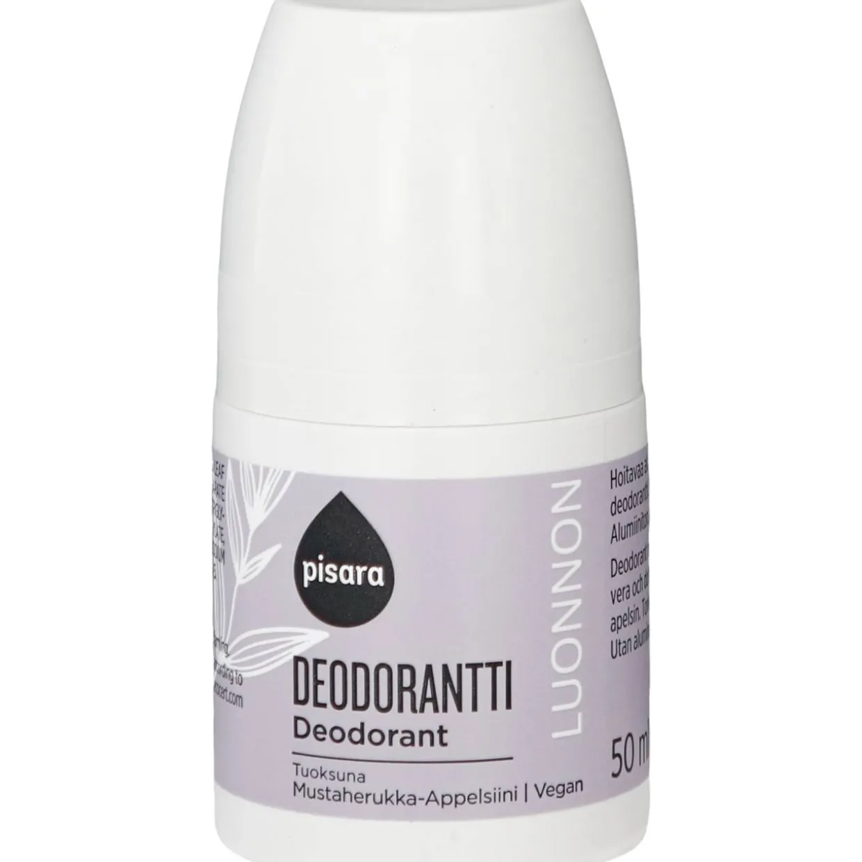 Luonnon deodorantti Pisara 50 ml mustaherukka-appelsiini
