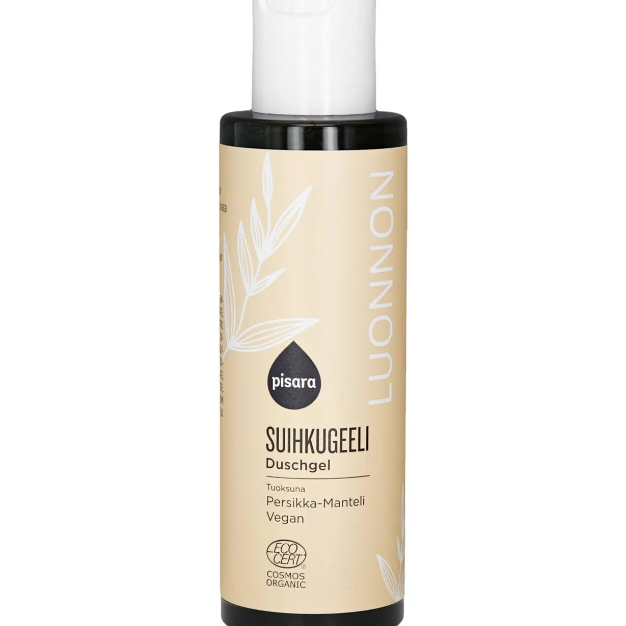 Luonnon suihkugeeli Pisara 200 ml persikka-manteli