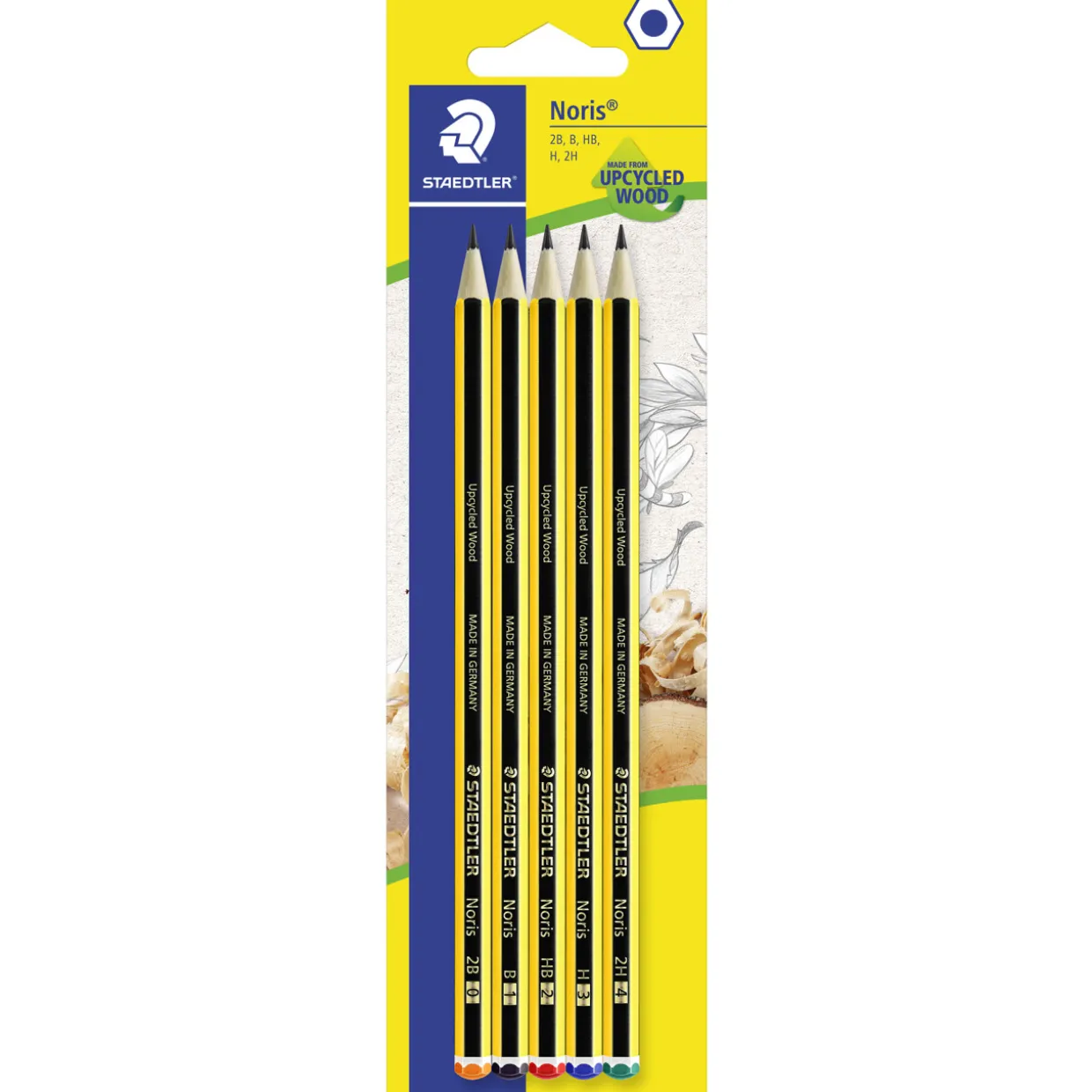 Luonnostelukynä Staedtler 5 kpl 2B/B/HB/H/2H