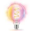 Älylamppu WiZ full color filamentti pallolamppu 40 W G95 E27 RGB