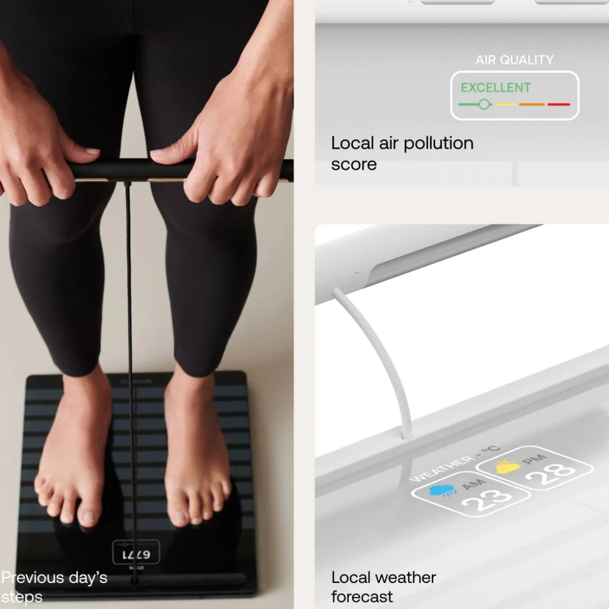 Älyvaaka Withings Body Scan valkoinen