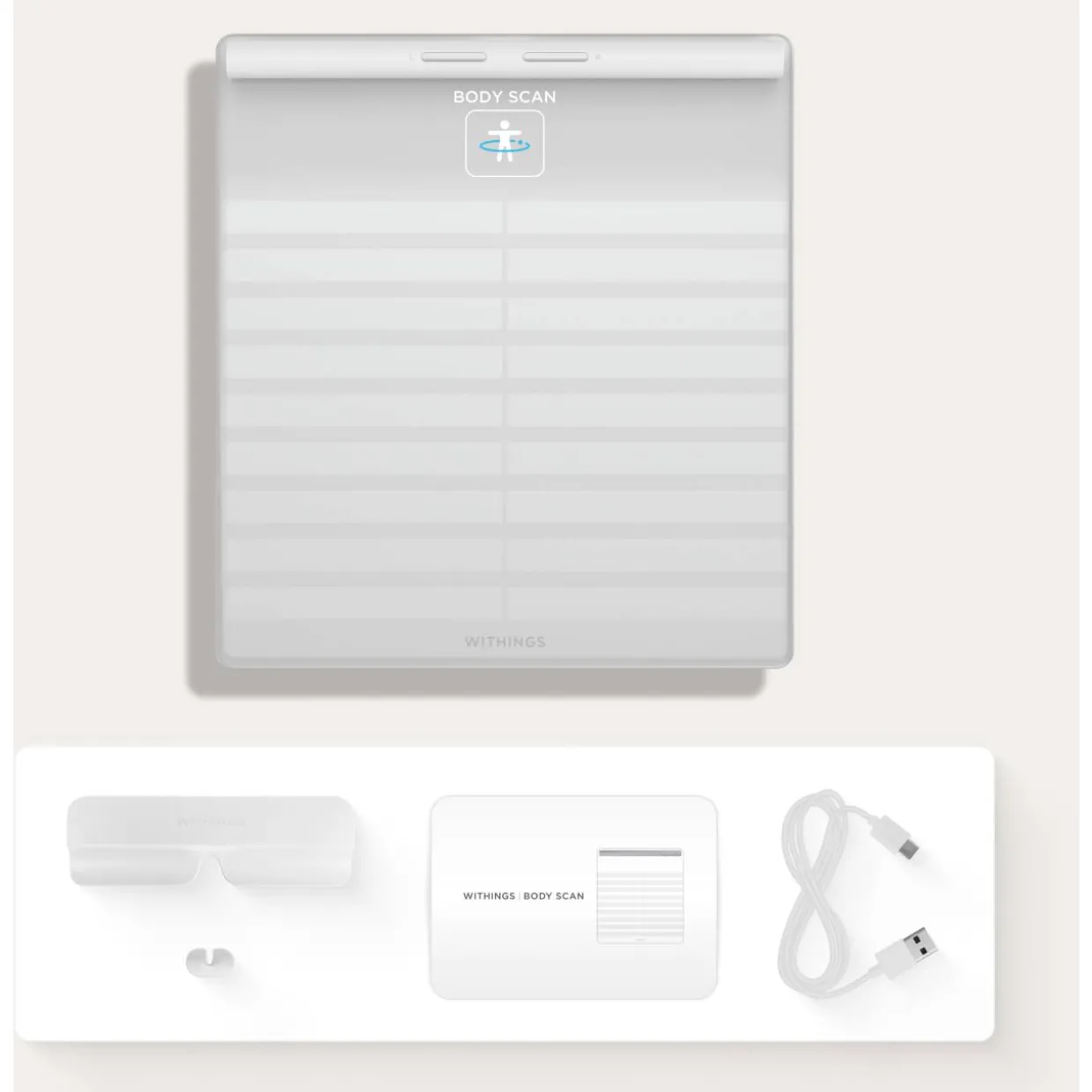 Älyvaaka Withings Body Scan valkoinen