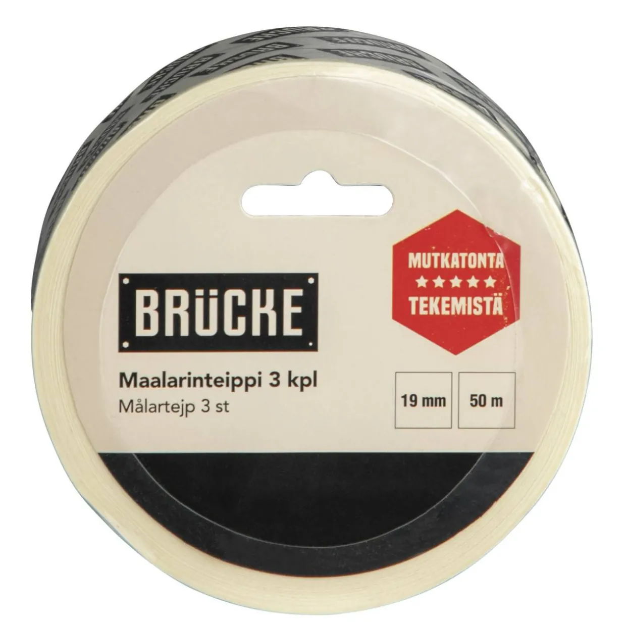 Maalarinteippi 3 kpl, 19 mm x 50 m