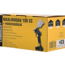 Maalauspistooli Finbullet 150 cc + säädin suutin 0.8/1.0 mm