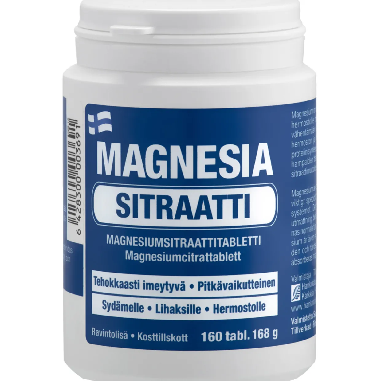 Magnesia Sitraatti 160 kpl 168 g