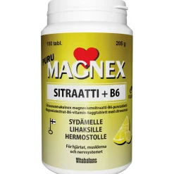 Magnex Vitabalans 100 kpl sitraatti 375 mg +B6