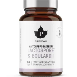 Maitohappobakteeri + Boulardii Puhdistamo 60 kpl