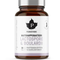 Maitohappobakteeri + Boulardii Puhdistamo 30 kpl