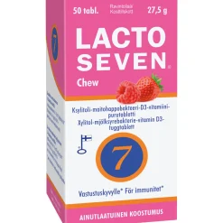 Maitohappobakteeri + D-vitamiini Vitabalans 50 kpl Lacto Seven
