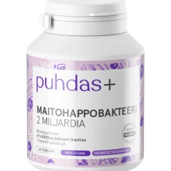 Maitohappobakteeri Puhdas+ 60 kaps 2 miljardia