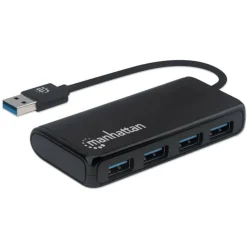 Manhattan 4xUSB-A hubi USB-A kaapelilla