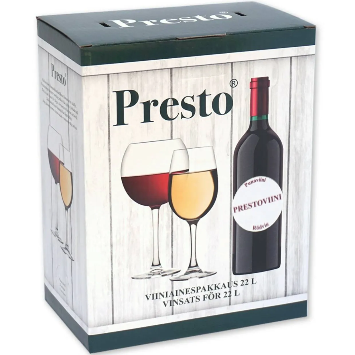 Mansikkaviiniaines Presto 582 g 22 l