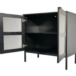 Matala lasiovikaappi Tenstar 80 x 40 x 80 cm Siera musta
