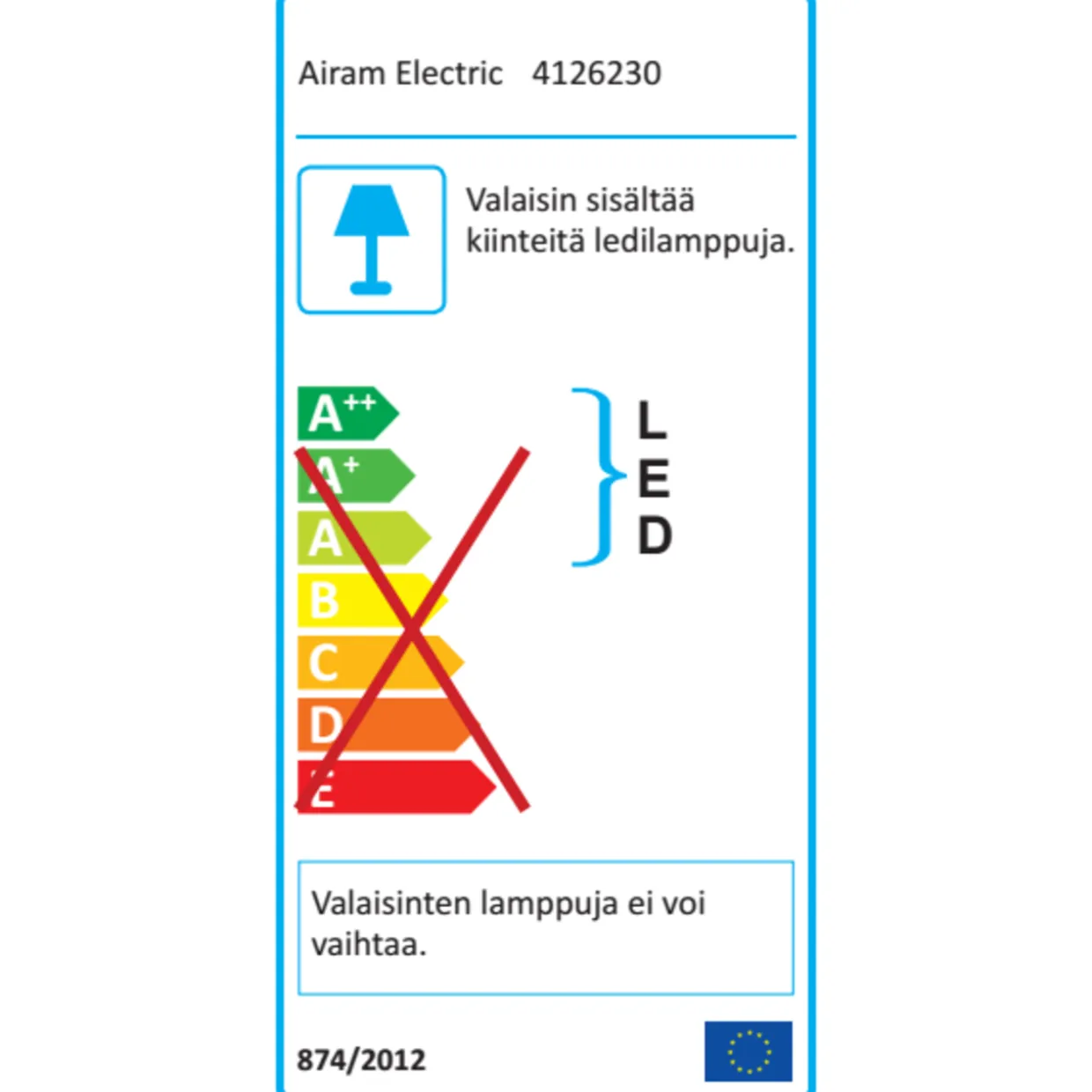 Matalarakenteinen yleisvalaisin Basic LED 18 W/840 2000 lm